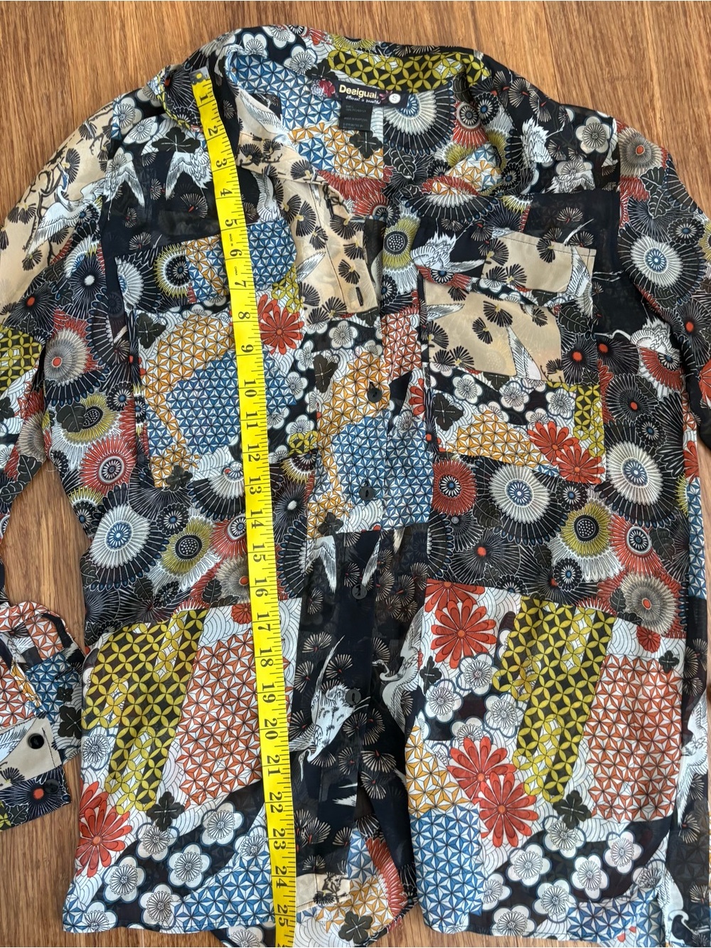 Desigual Floral Button-Up Blouse - Picture 7 of 8